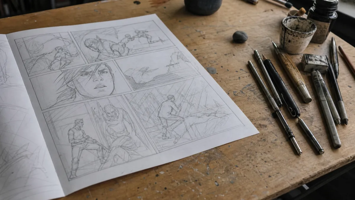 Créer ses planches : comment faire une bd étape par étape